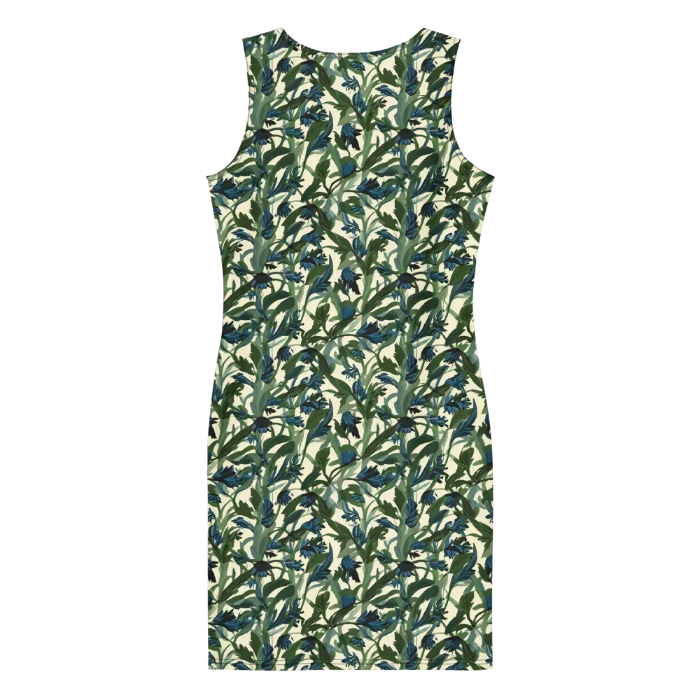Bluebell Bramble on Bodycon Dress — Back