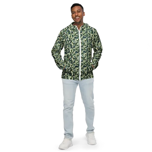 Bluebell Bramble on a Men's Windbreaker