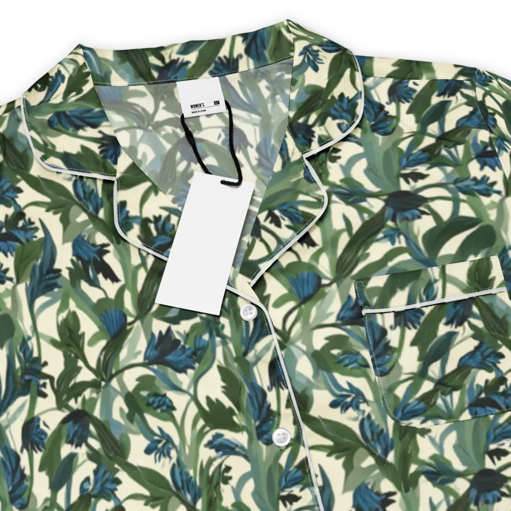 Bluebell Bramble on Women's Short Sleeve Pajama Top — Product details