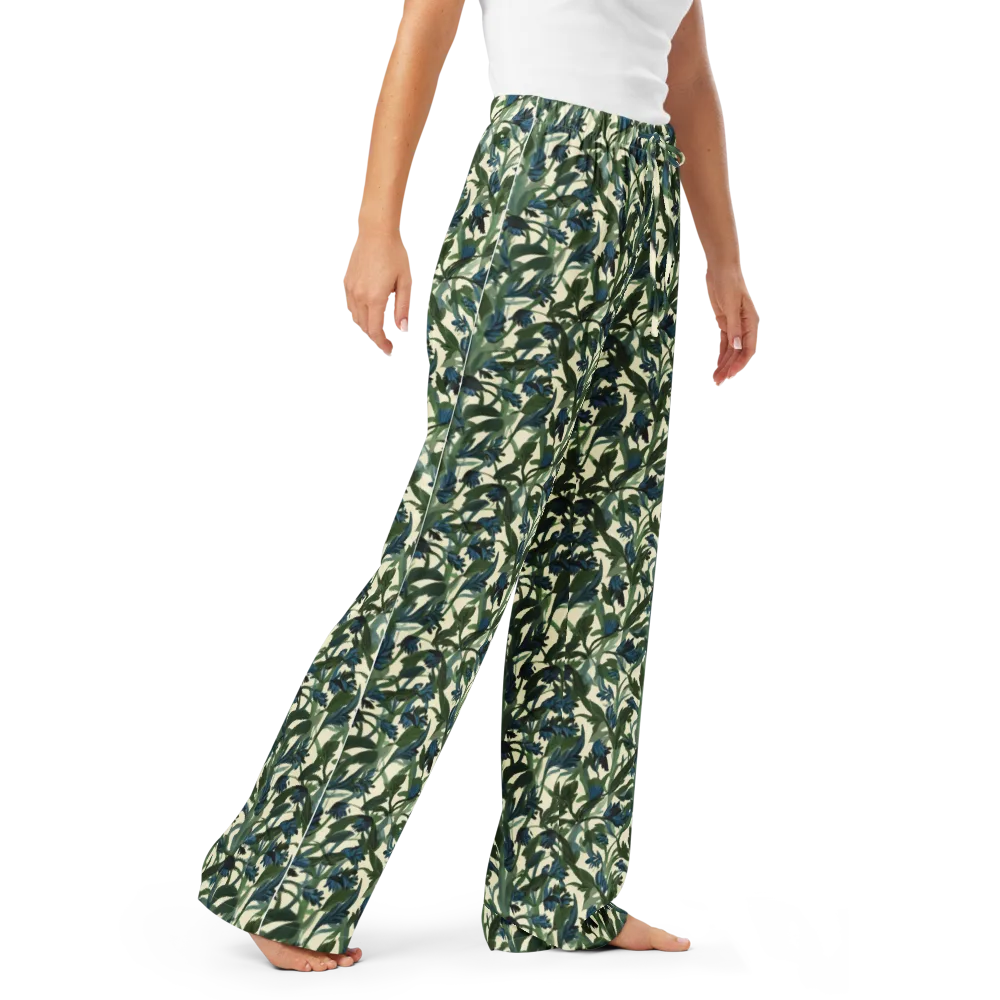 Bluebell Bramble on Women's Pajama Pants — Right Front