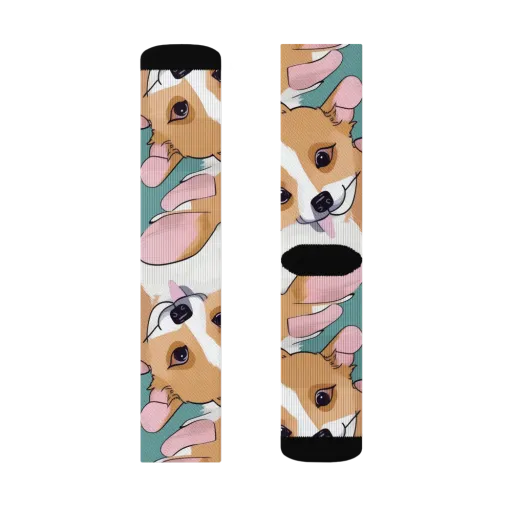 Corgi Carousel on a Socks