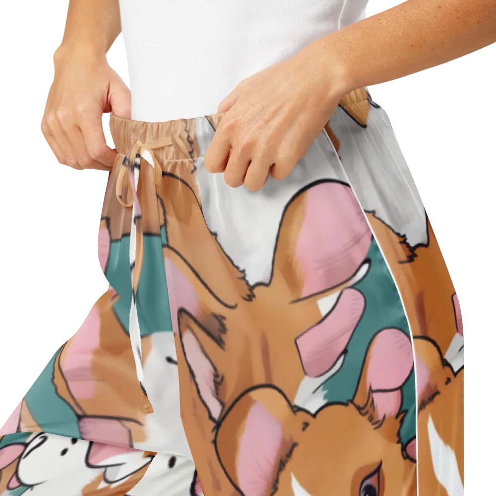 Corgi Carousel on Women's Pajama Pants — Product details