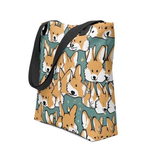Corgi Constellation on a Tote Bag