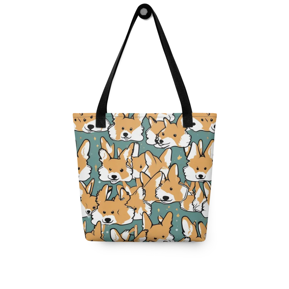 Corgi Constellation on Tote Bag — Front