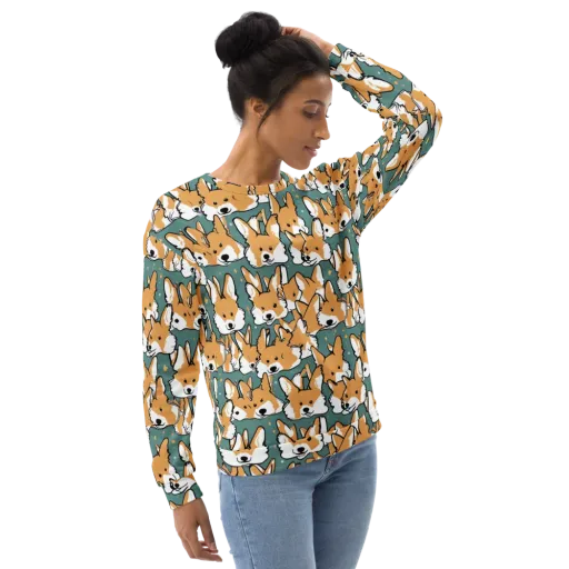 Corgi Constellation on a Sweatshirt