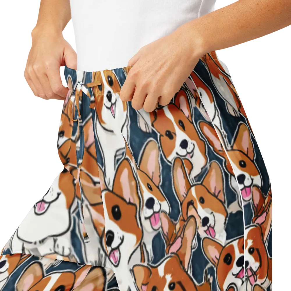 Corgi Commotion on Women's Pajama Pants — Product details