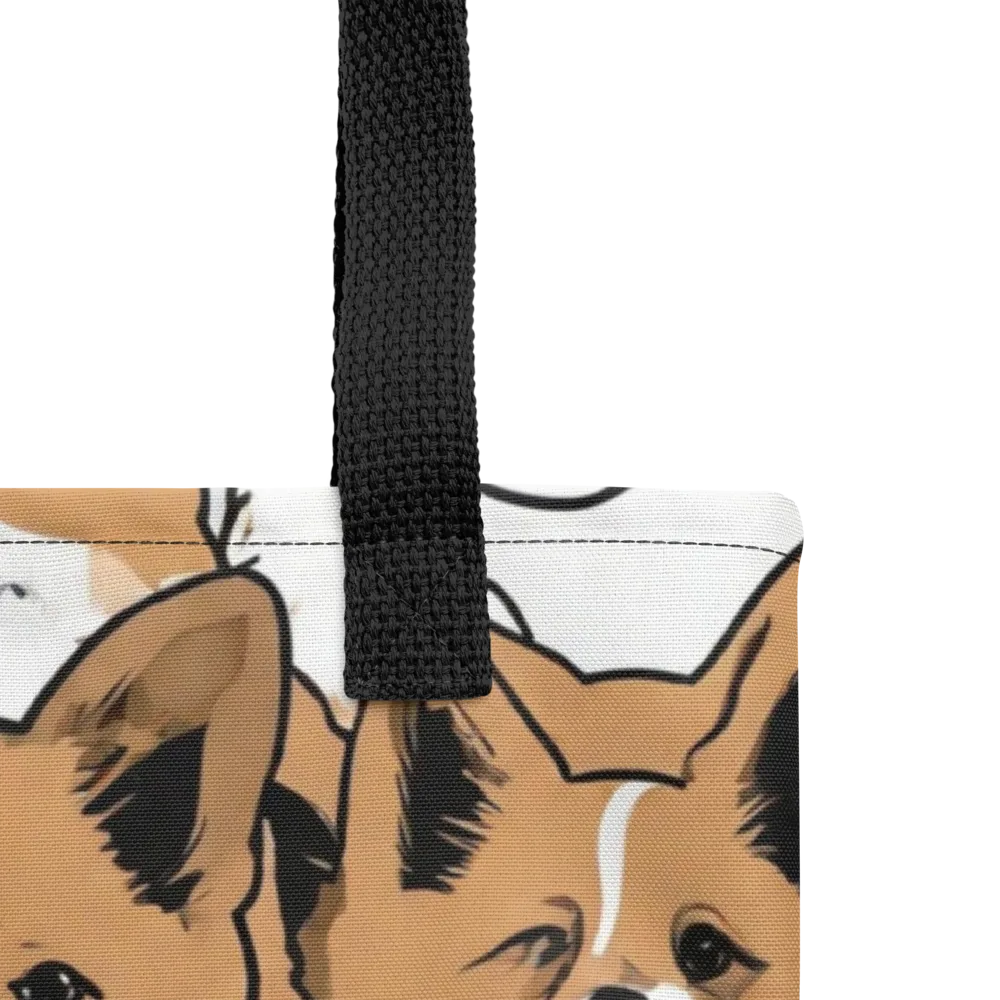 Corgi Crowd on Tote Bag — Product details