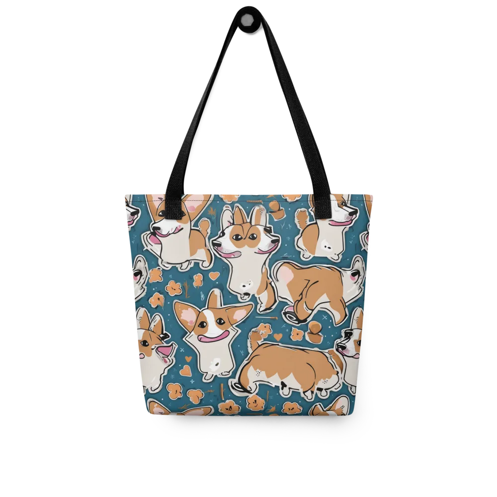 Corgi Confetti on Tote Bag — Front