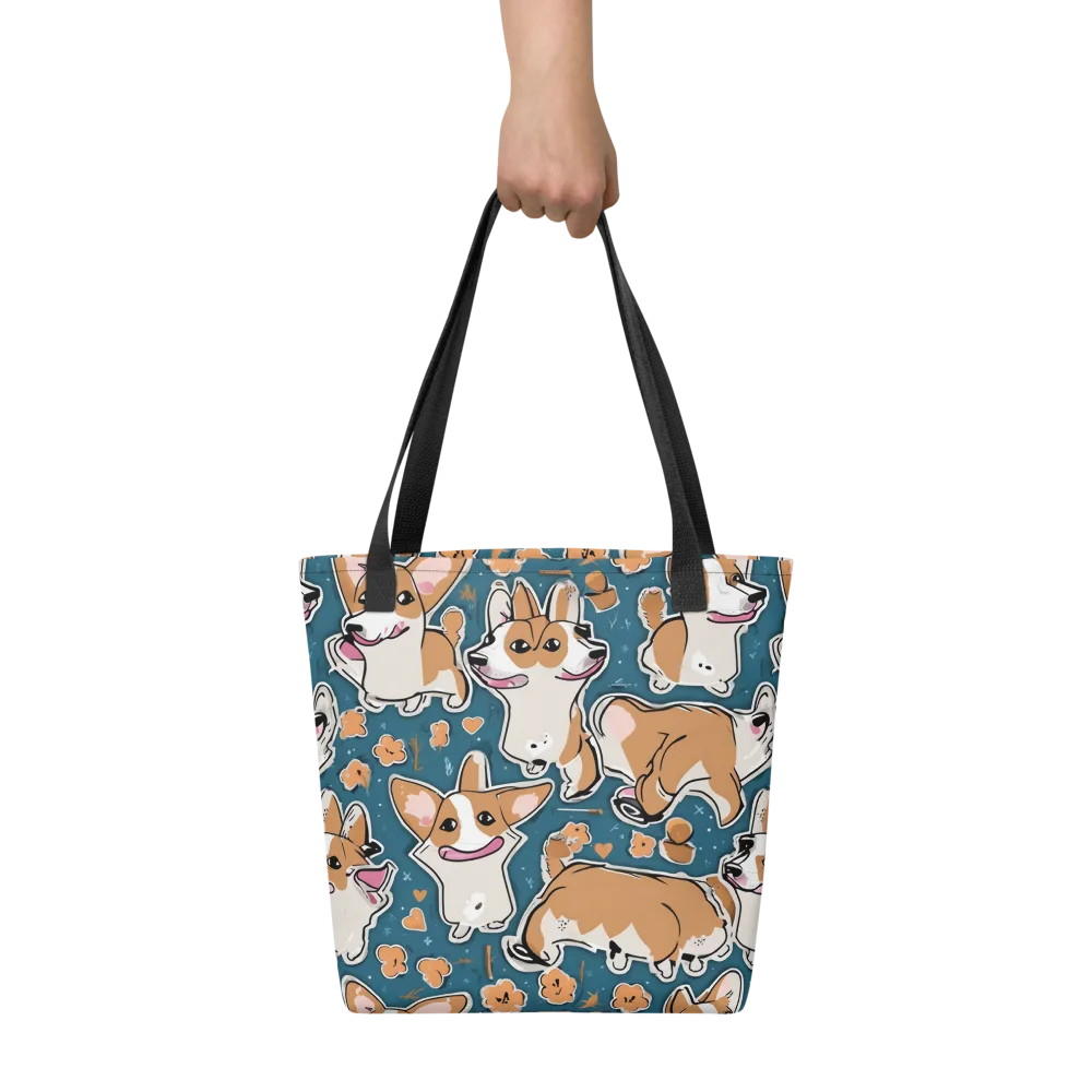 Corgi Confetti on Tote Bag — Front