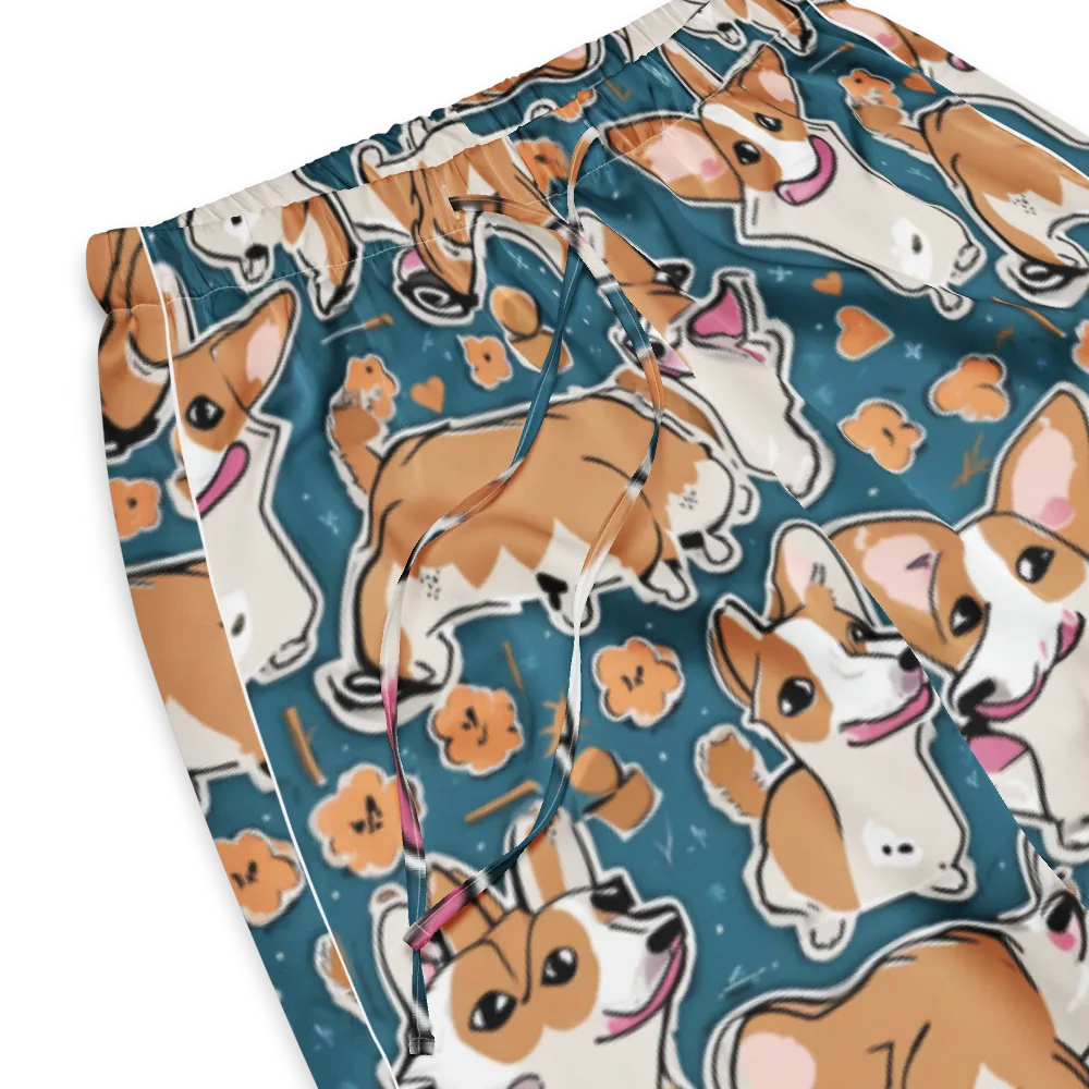 Corgi Confetti on Women's Pajama Pants — Product details