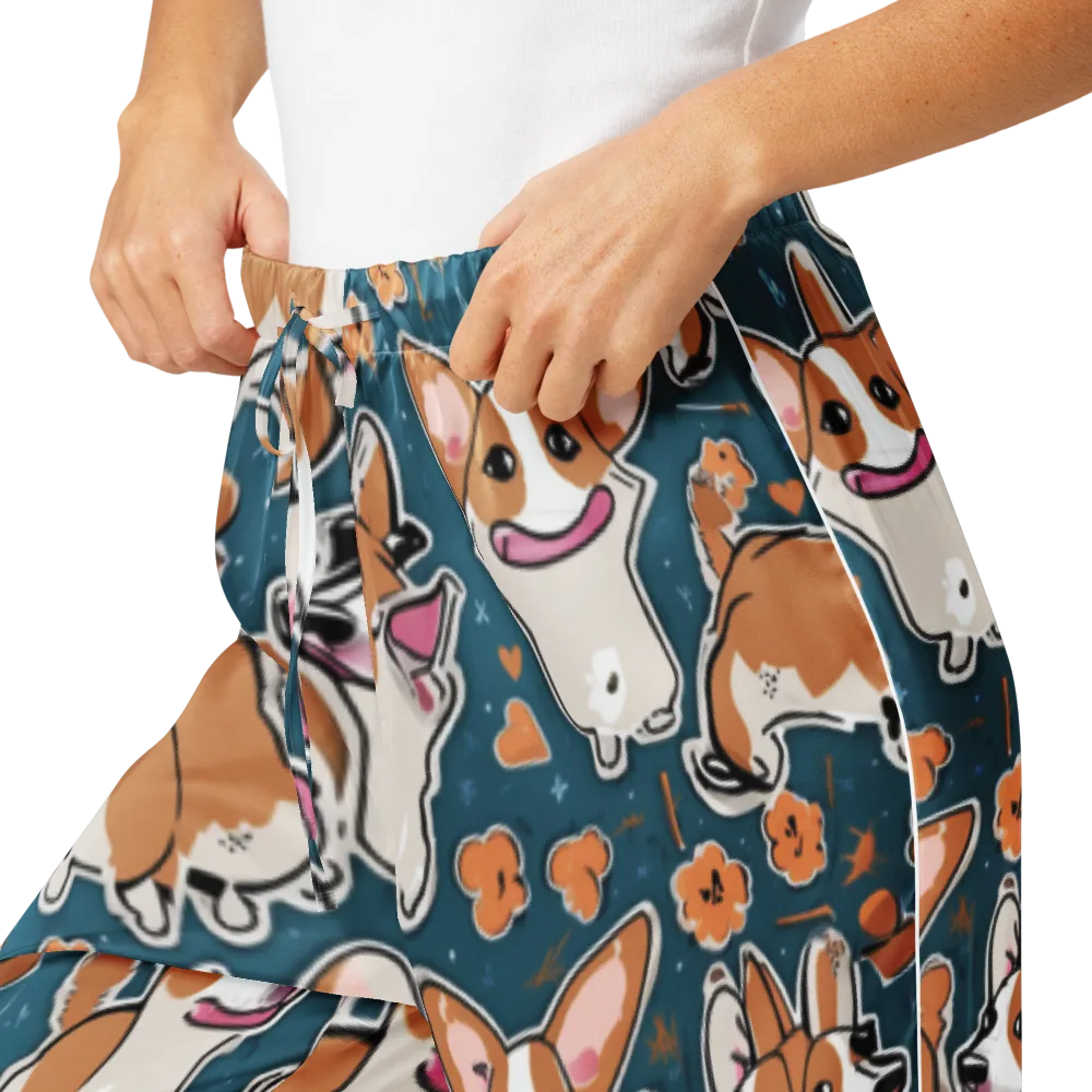 Corgi Confetti on Women's Pajama Pants — Product details