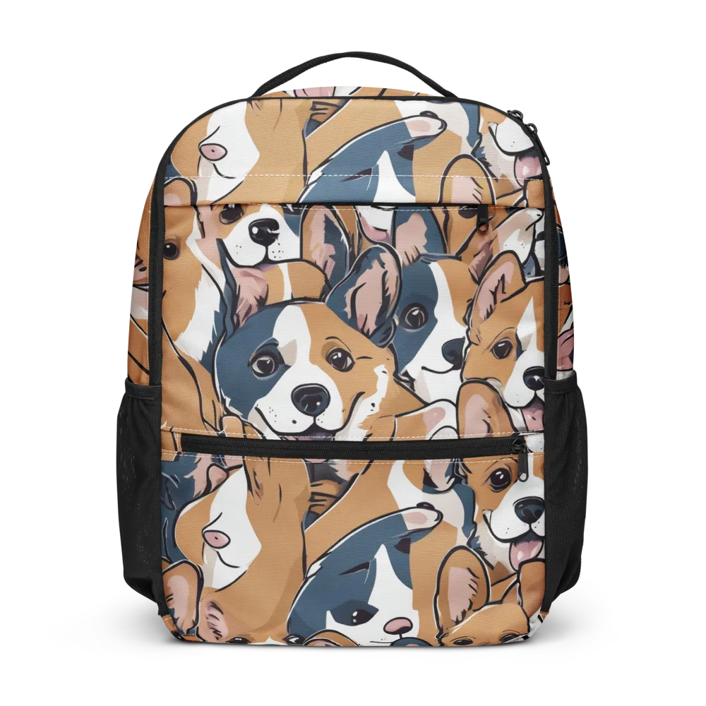 Corgi Caboodle on Utility Backpack — Front