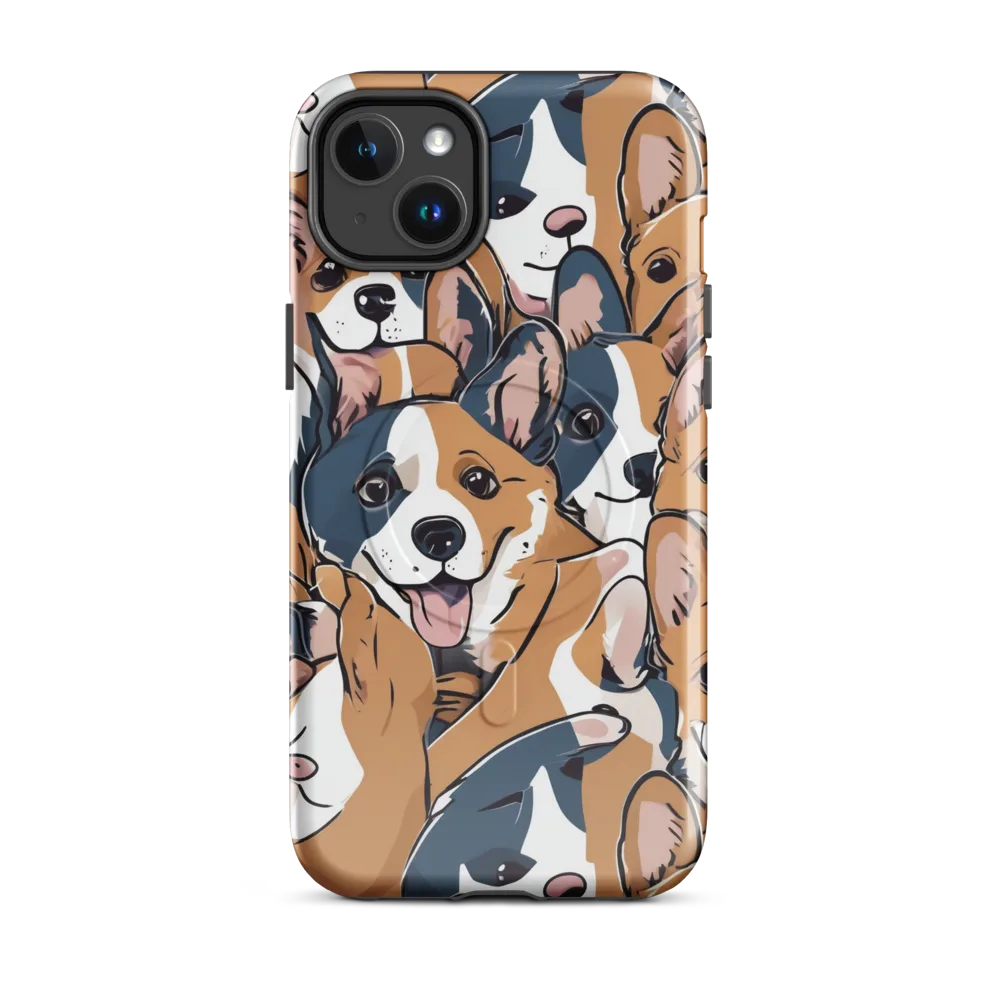 Corgi Caboodle on MagSafe Tough Case for iPhone® — Front