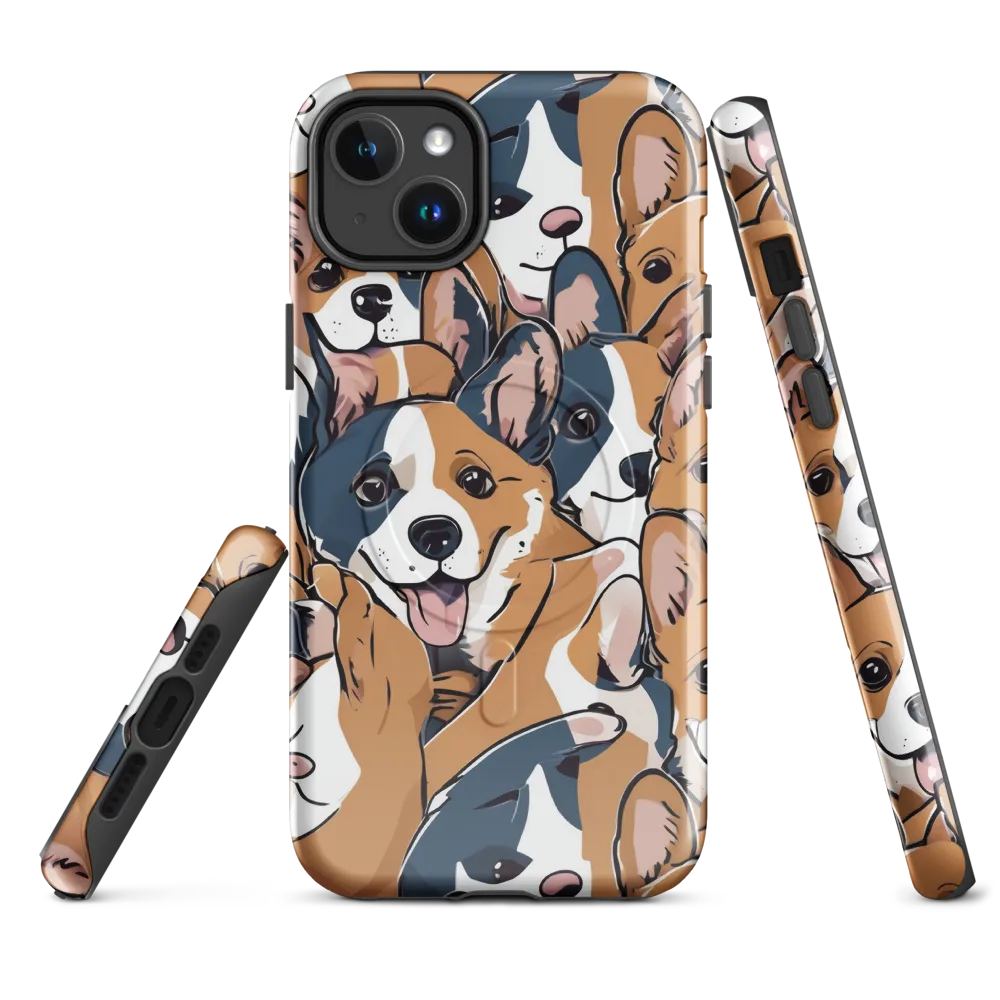 Corgi Caboodle on MagSafe Tough Case for iPhone® — Front