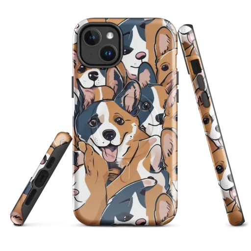 Corgi Caboodle on a MagSafe Tough Case for iPhone®