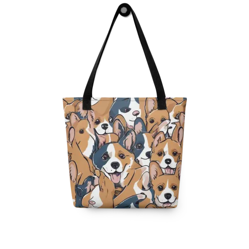 Corgi Caboodle on a Tote Bag