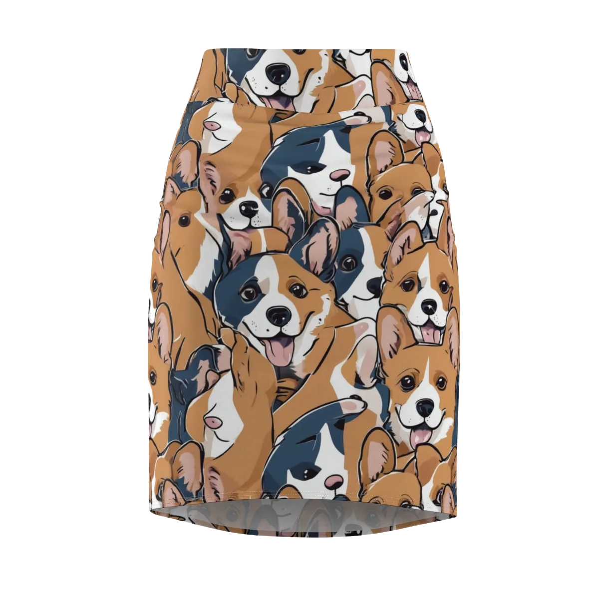 Corgi Caboodle on Pencil Skirt — Front