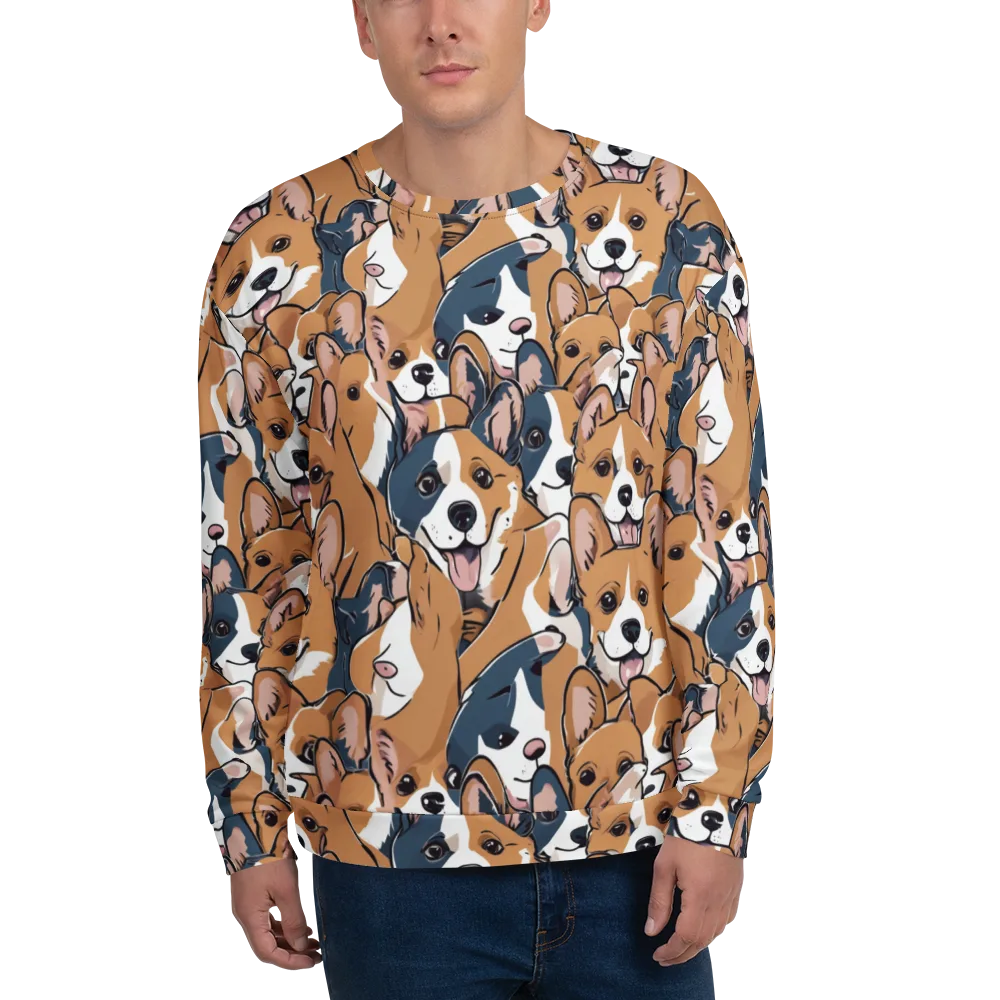 Corgi Caboodle on Sweatshirt — Front