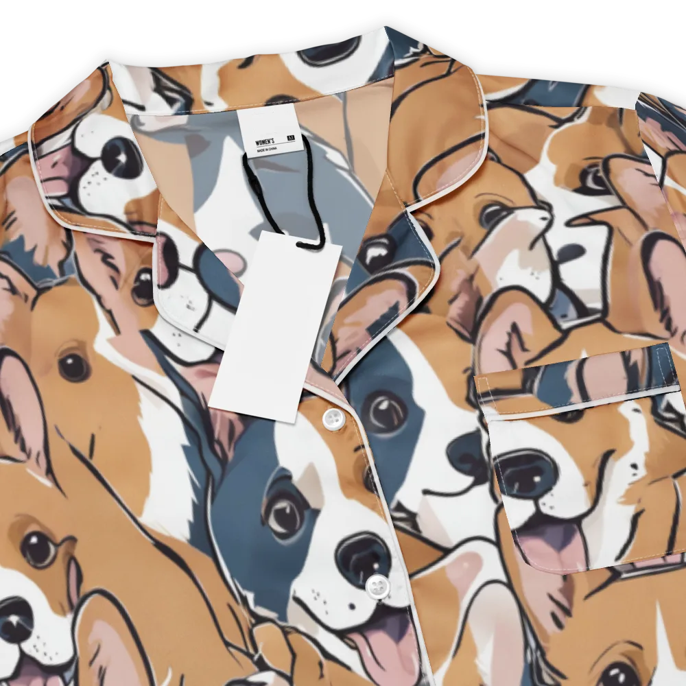 Corgi Caboodle on Women's Short Sleeve Pajama Top — Product details