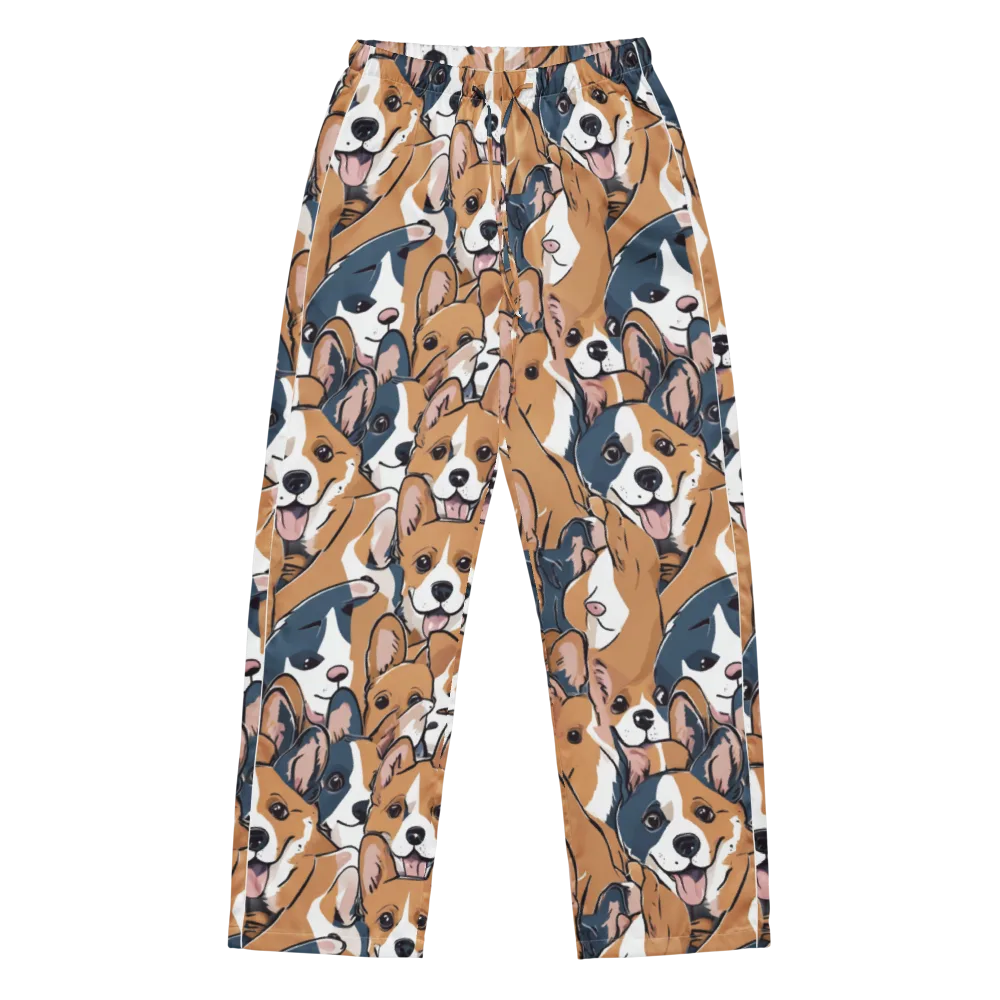 Corgi Caboodle on Women's Pajama Pants — Front
