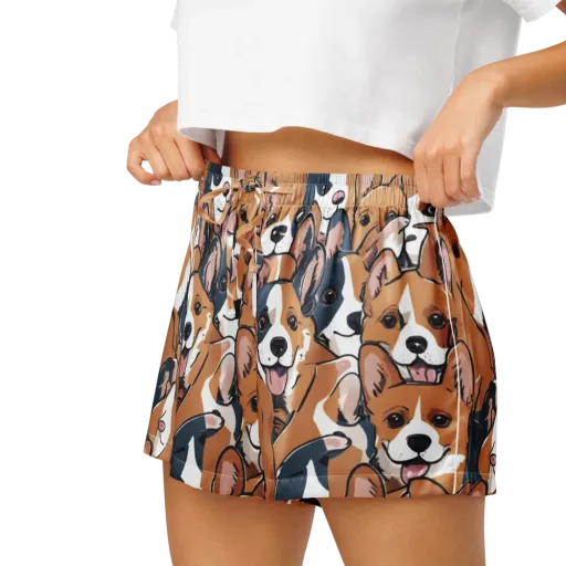 Corgi Caboodle on a Women's Pajama Shorts