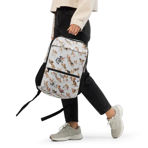 Good Dog Parade on a Utility Backpack