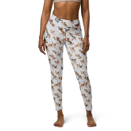 Good Dog Parade on a Yoga Leggings