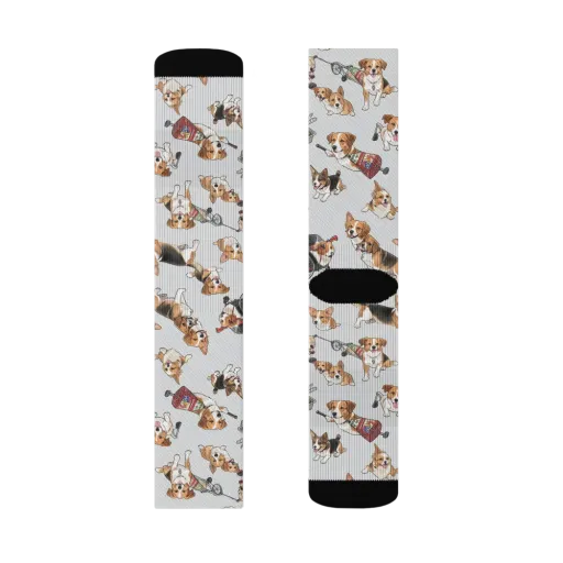 Good Dog Parade on a Socks