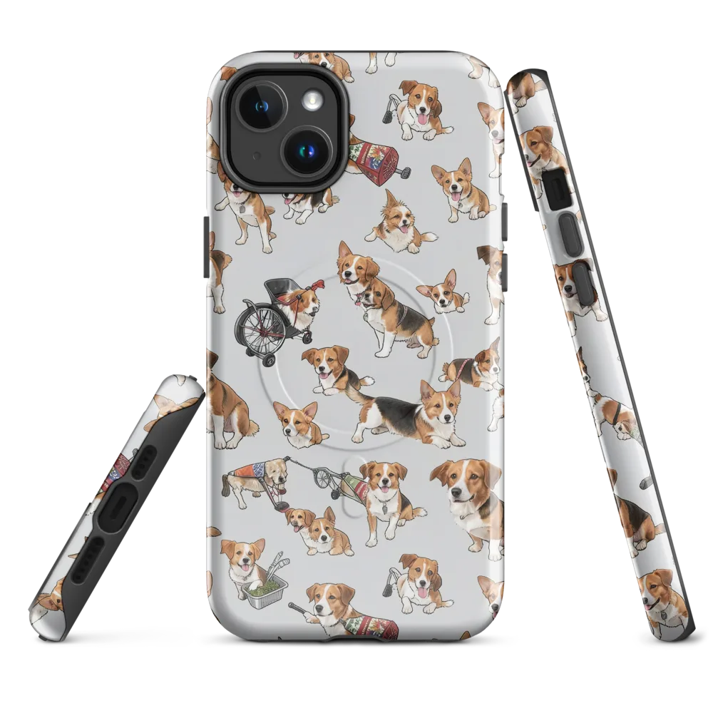 Good Dog Parade on MagSafe Tough Case for iPhone® — Front