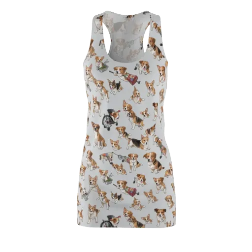 Good Dog Parade on a Racerback Dress