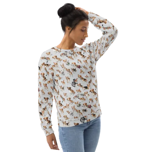 Good Dog Parade on a Sweatshirt