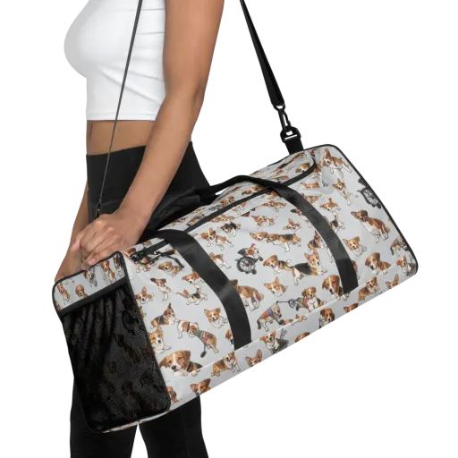 Good Dog Parade on a Duffle Bag