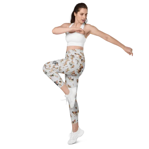Good Dog Parade on a Leggings with Pockets