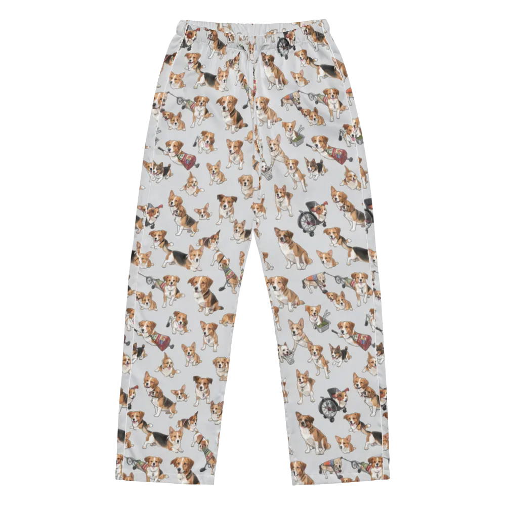 Good Dog Parade on Women's Pajama Pants — Front