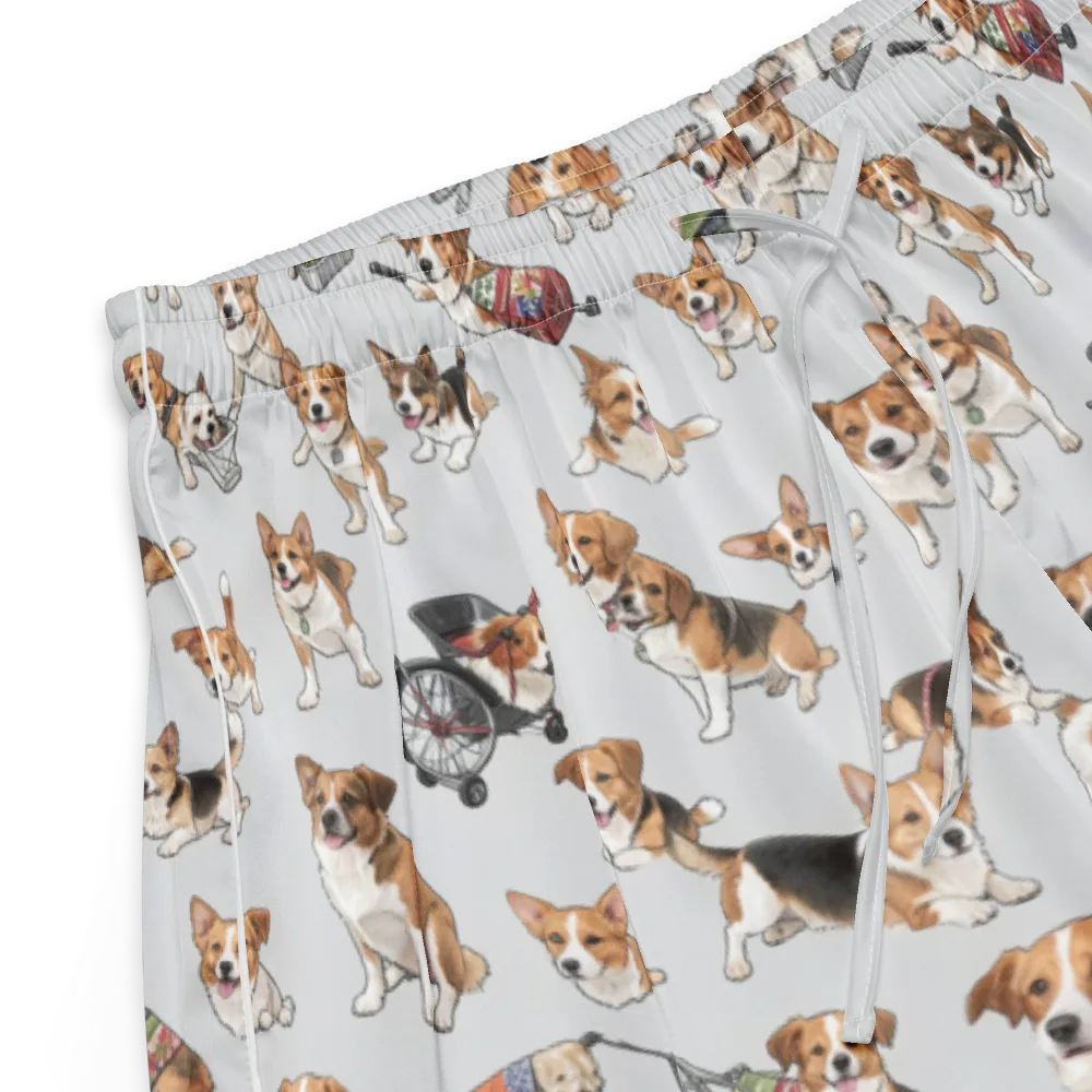 Good Dog Parade on Women's Pajama Shorts — Product details