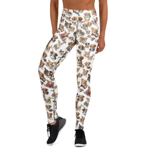 Paws On Parade on a Yoga Leggings