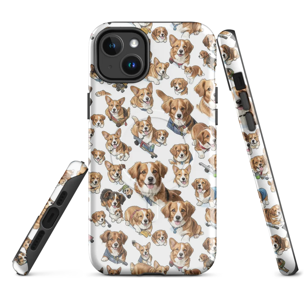 Paws On Parade on MagSafe Tough Case for iPhone® — Front