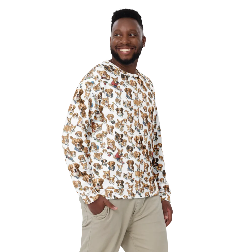Paws On Parade on Sweatshirt — Front