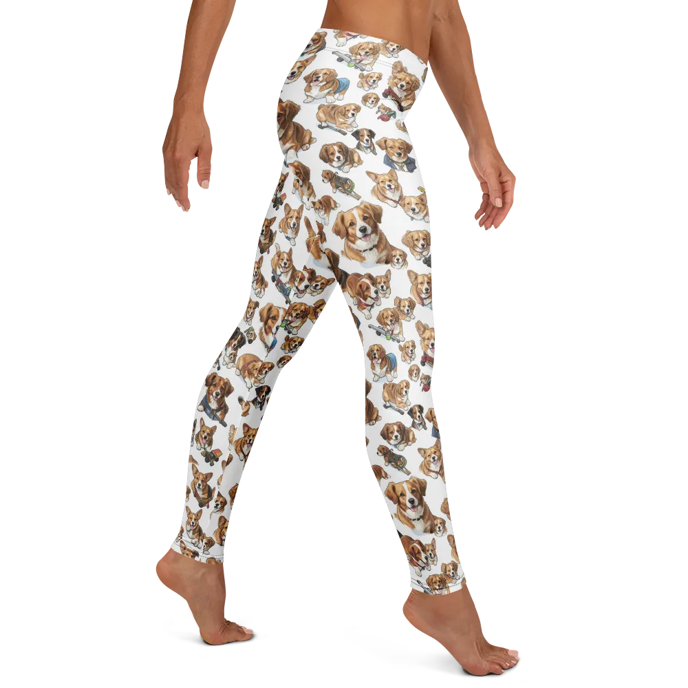 Paws On Parade on Leggings — Right