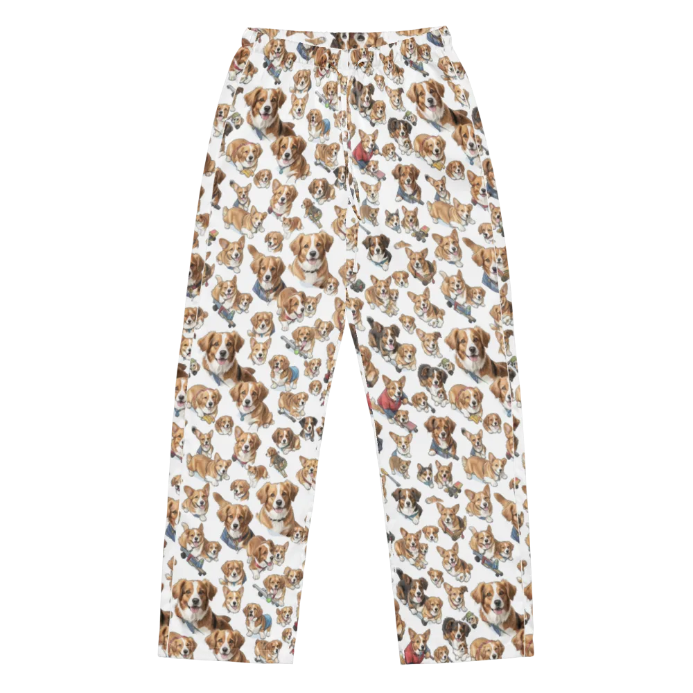 Paws On Parade on Women's Pajama Pants — Front