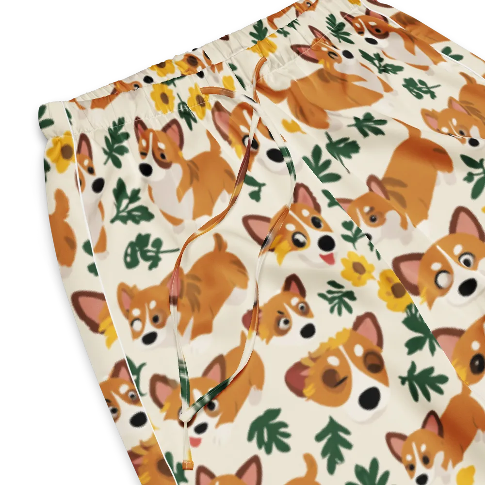 Corgi Garden on Women's Pajama Pants — Product details