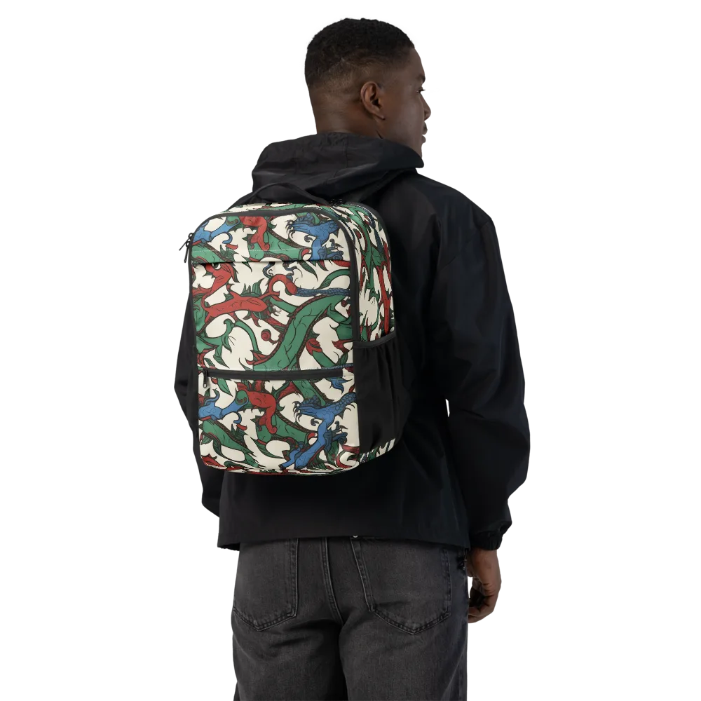 Dragonvine on Utility Backpack — Back
