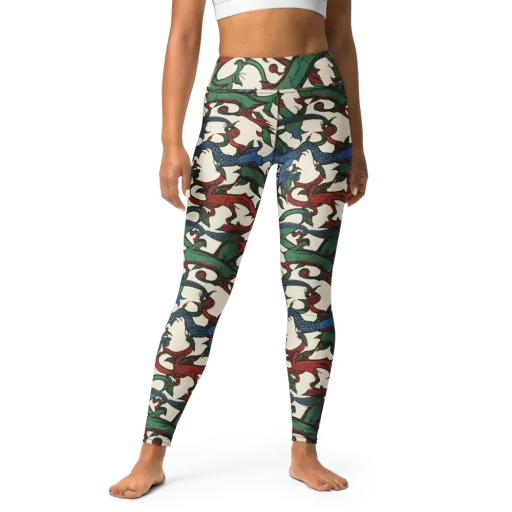 Dragonvine on a Yoga Leggings