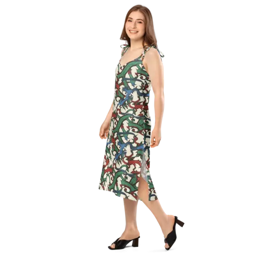 Dragonvine on a Slip Dress