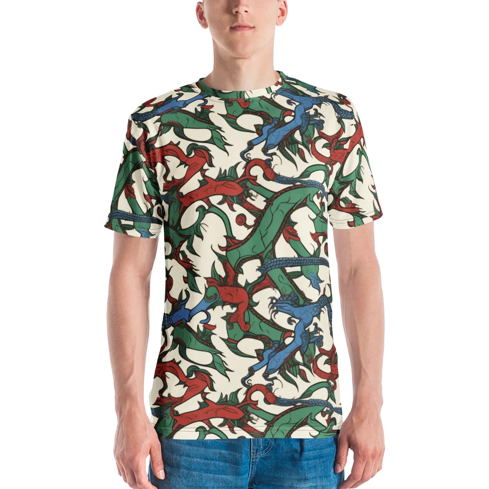 Dragonvine on Men's Crew Neck T-Shirt — Front