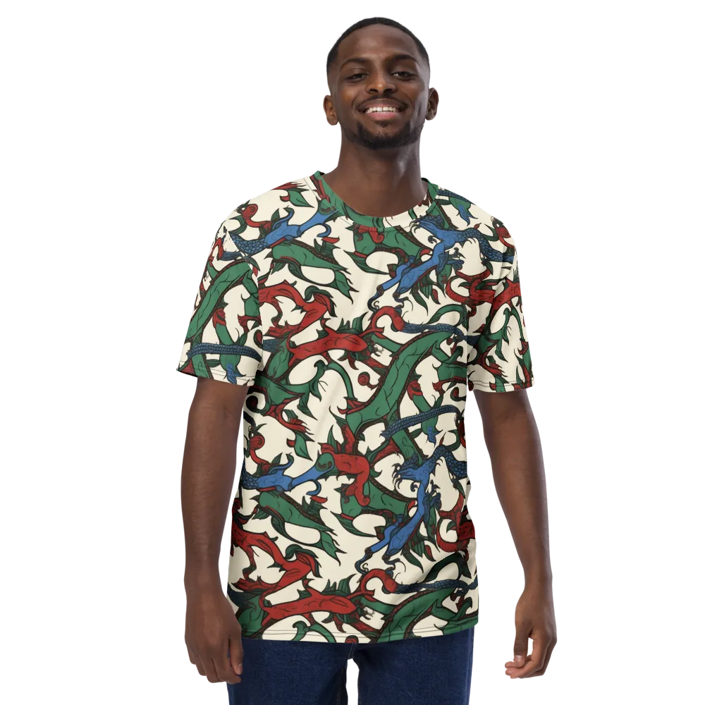 Dragonvine on Men's Crew Neck T-Shirt — Front