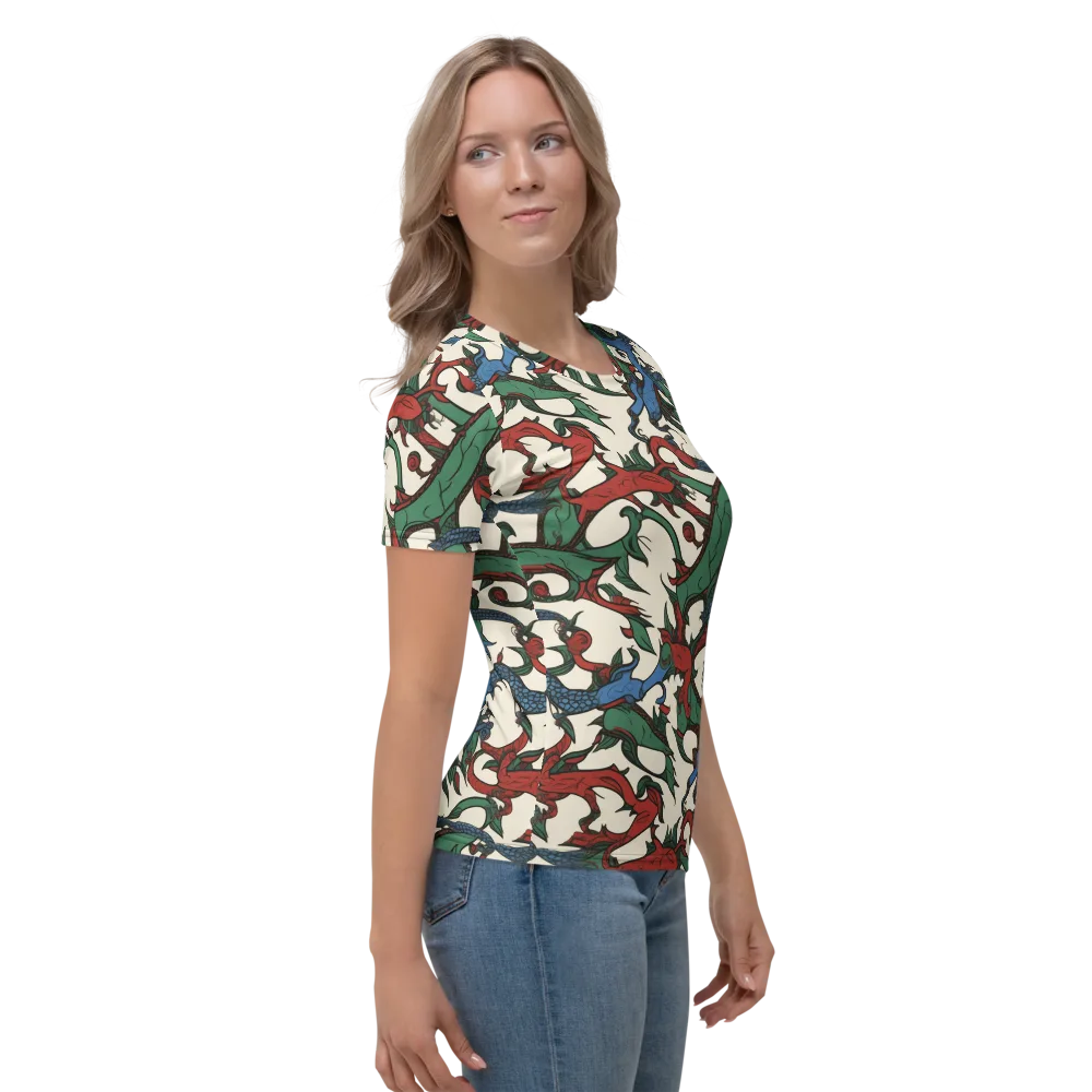 Dragonvine on Women's Crew Neck T-Shirt — Right