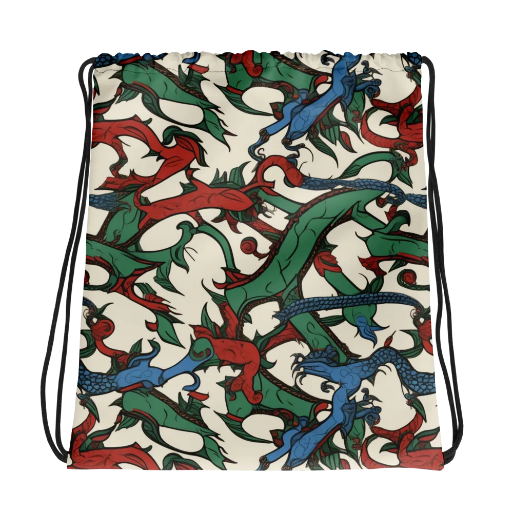 Dragonvine on Drawstring Bag — Photo