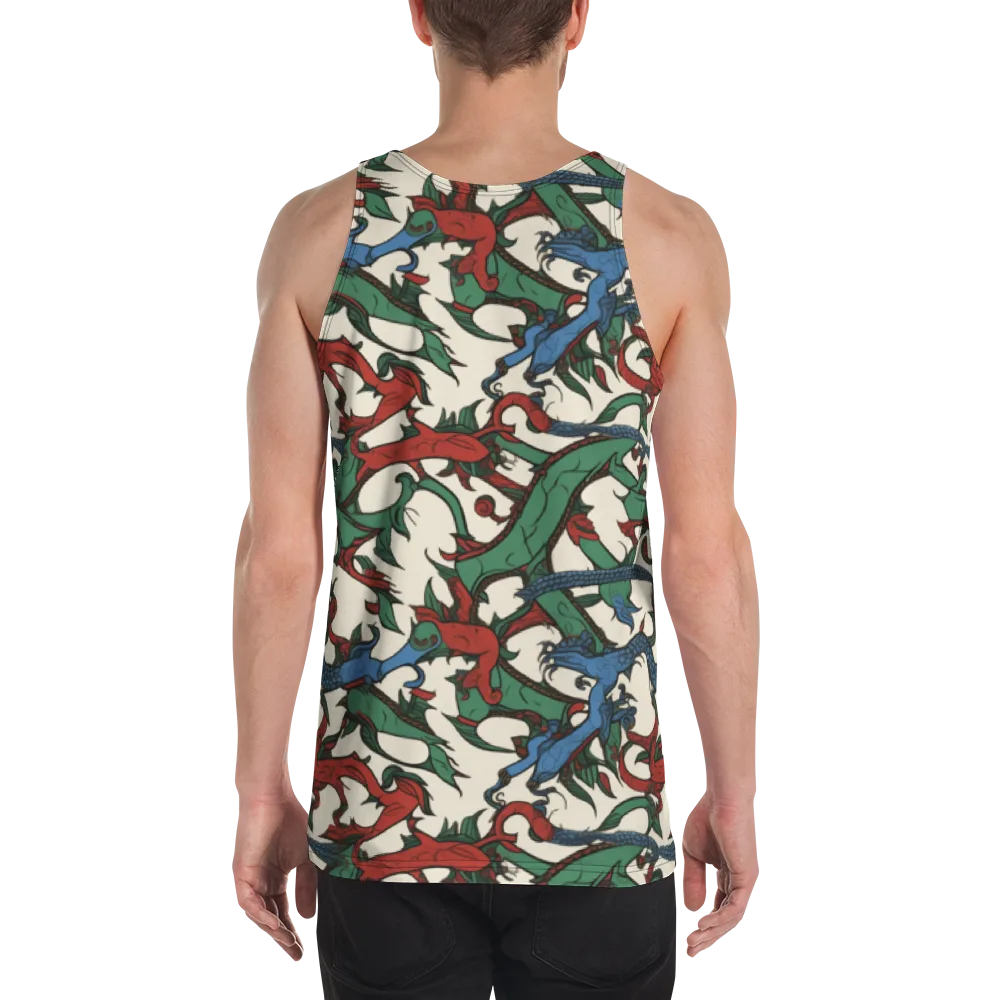 Dragonvine on Men's Tank Top — Back