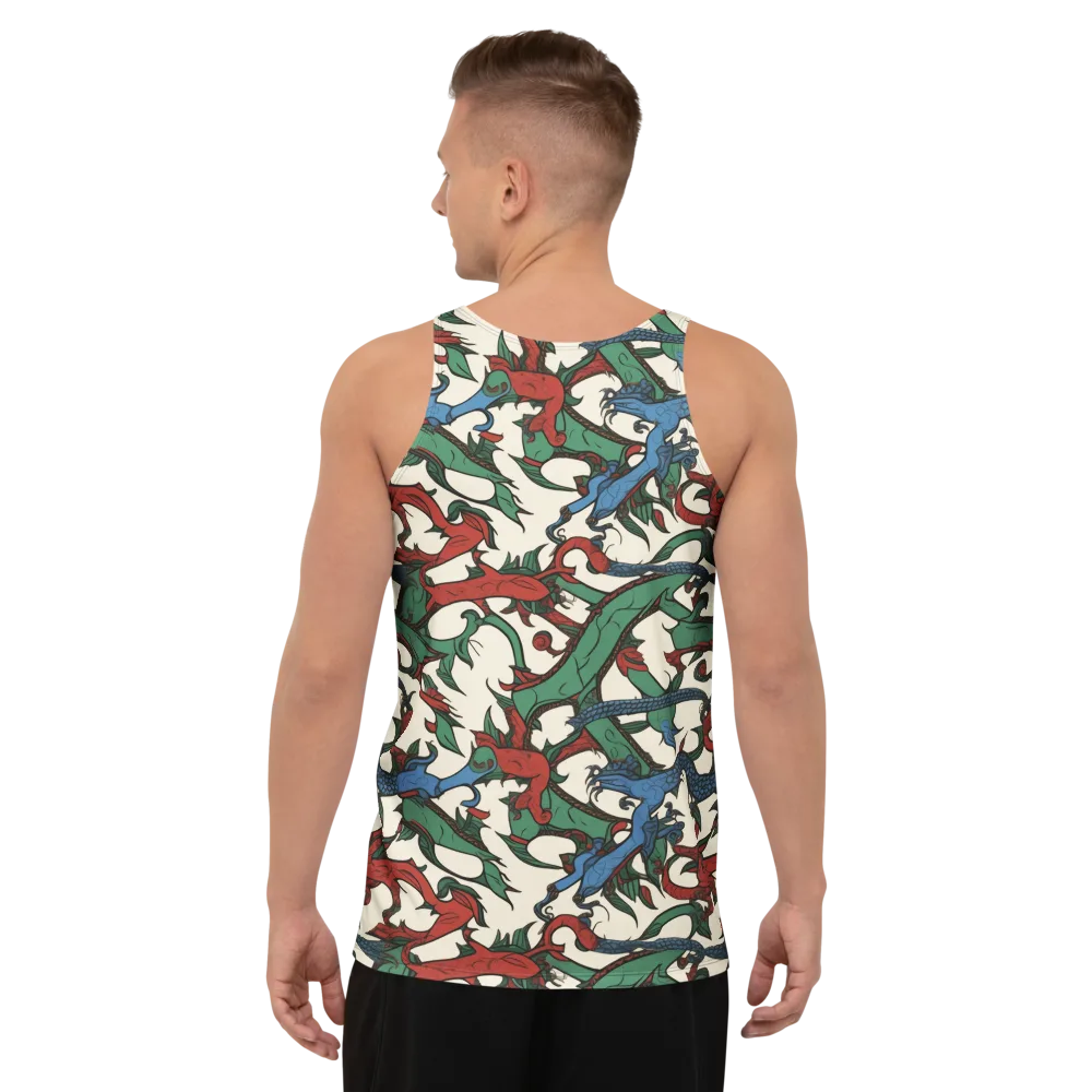 Dragonvine on Men's Tank Top — Back